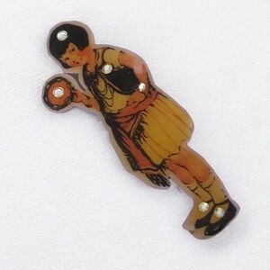 Art Deco Celluloid Flapper Novelty Brooch